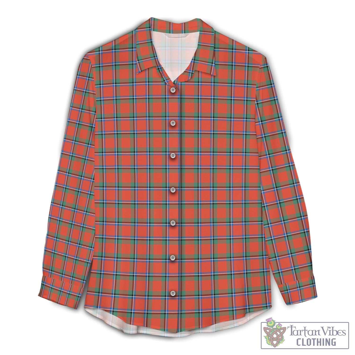 Sinclair Ancient Tartan Womens Casual Shirt