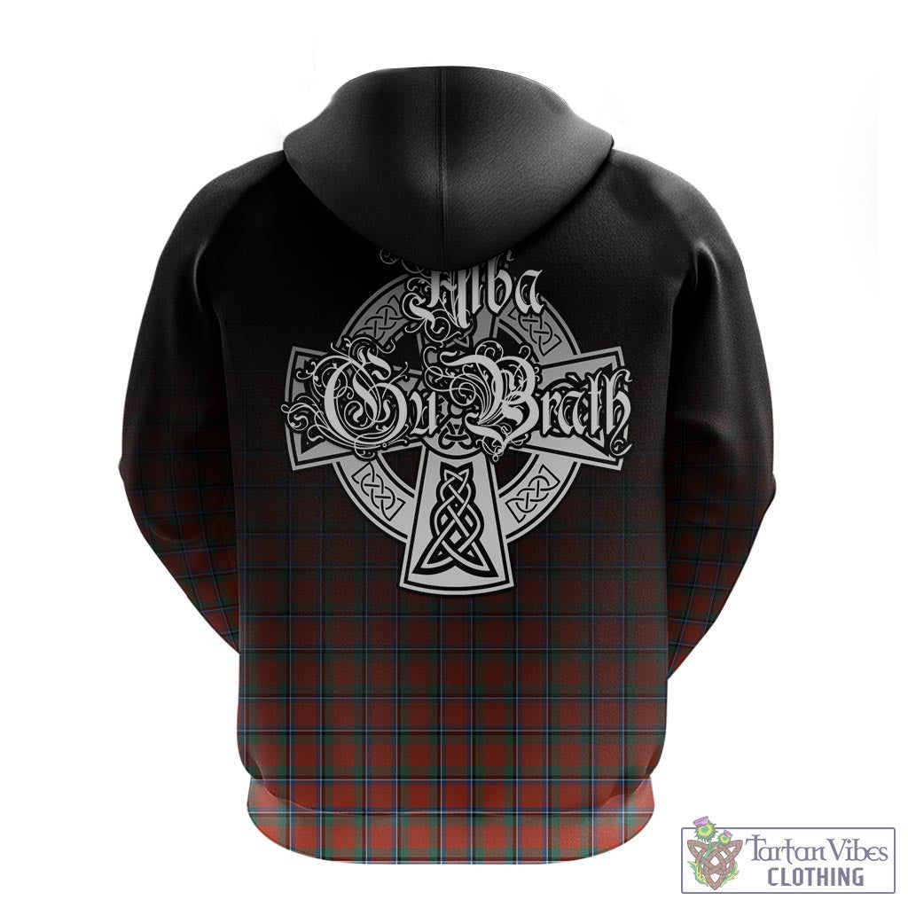 Tartan Vibes Clothing Sinclair Ancient Tartan Hoodie Featuring Alba Gu Brath Family Crest Celtic Inspired