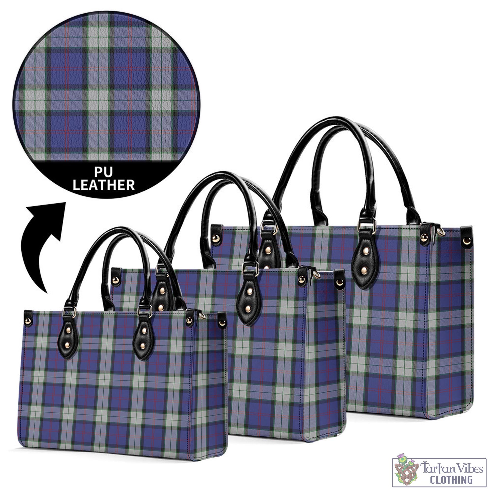 Tartan Vibes Clothing Sinclair Dress Tartan Luxury Leather Handbags