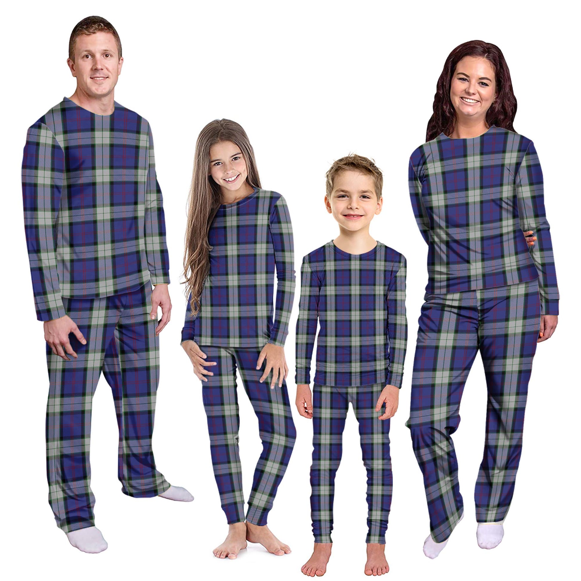 Sinclair Dress Tartan Pajamas Family Set Kid - Tartan Vibes Clothing