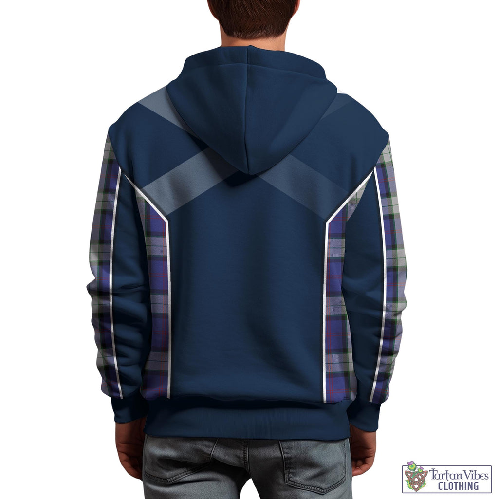 Tartan Vibes Clothing Sinclair Dress Tartan Hoodie with Family Crest and Scottish Thistle Vibes Sport Style