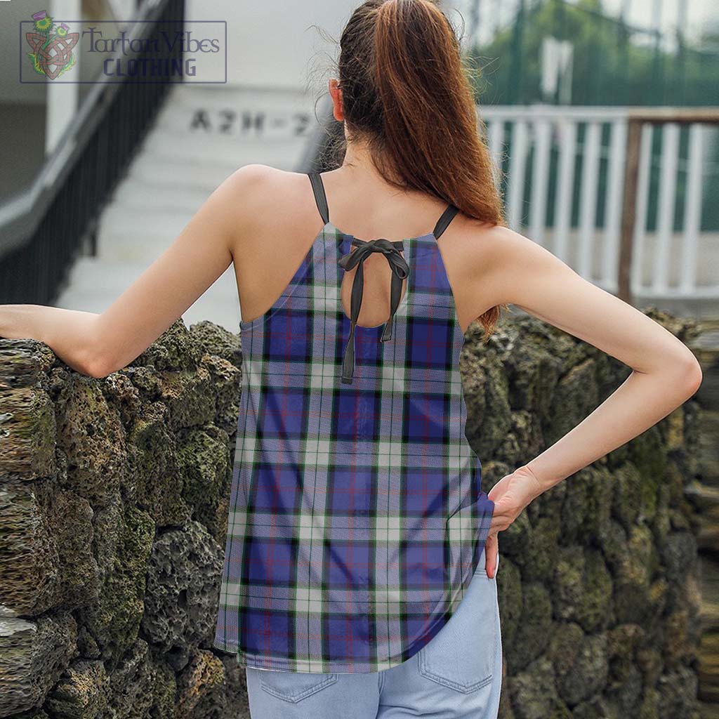 Tartan Vibes Clothing Sinclair Dress Tartan Loose Halter Neck Camisole