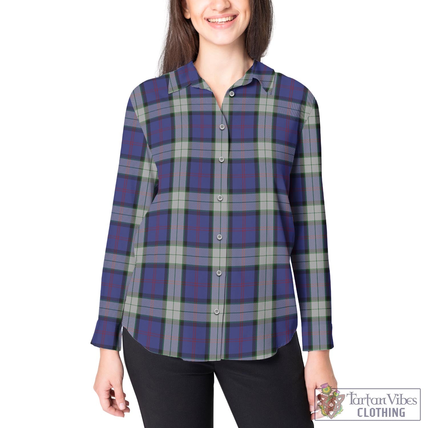 Sinclair Dress Tartan Womens Casual Shirt