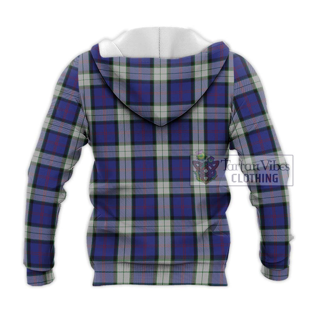 Sinclair Dress Tartan Knitted Hoodie with Family Crest DNA In Me Style - Tartanvibesclothing Shop