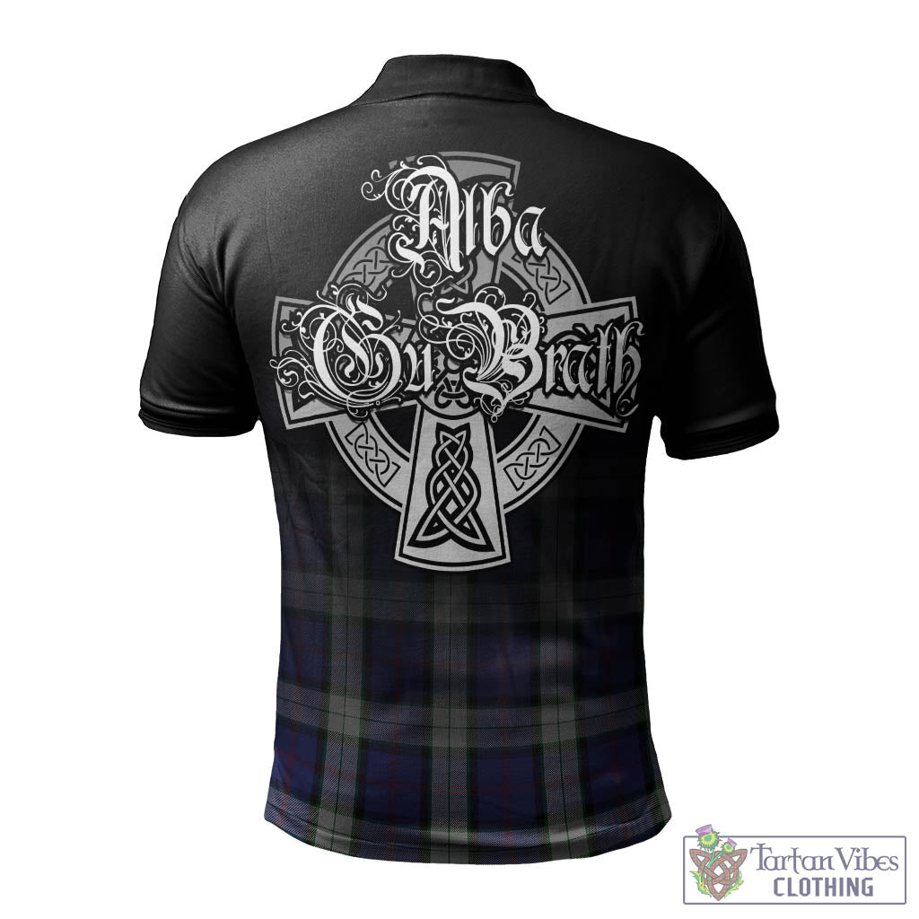 Tartan Vibes Clothing Sinclair Dress Tartan Polo Shirt Featuring Alba Gu Brath Family Crest Celtic Inspired