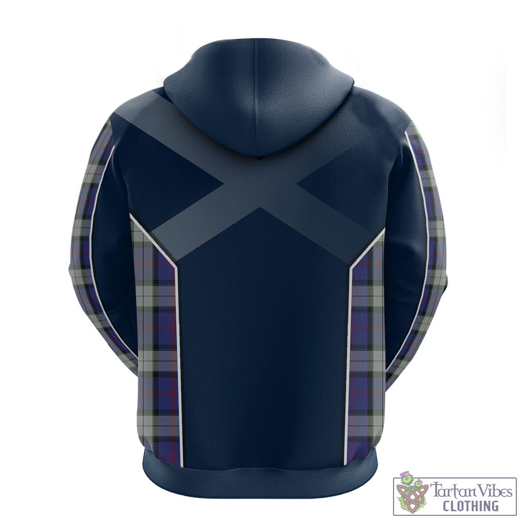 Tartan Vibes Clothing Sinclair Dress Tartan Hoodie with Family Crest and Scottish Thistle Vibes Sport Style