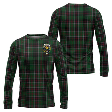 Sinclair Hunting Tartan Long Sleeve T-Shirt with Family Crest