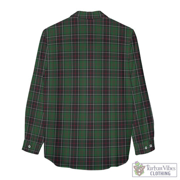 Sinclair Hunting Tartan Women's Casual Shirt with Family Crest