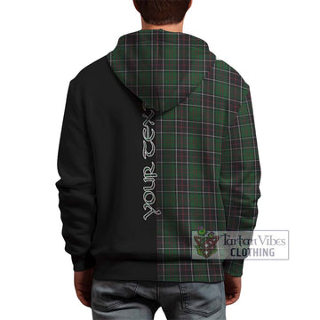 Sinclair Hunting Tartan Hoodie with Family Crest and Half Of Me Style