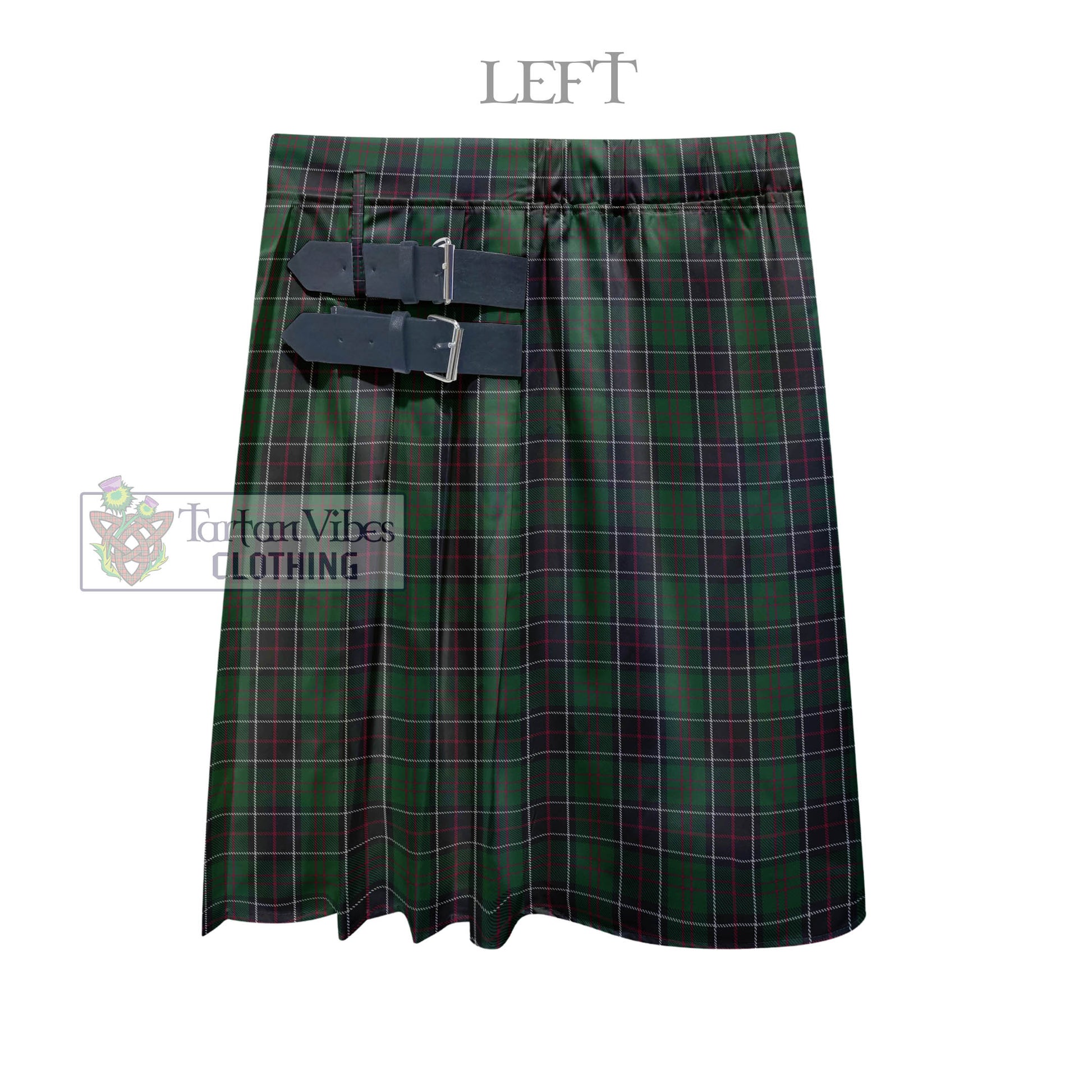 Tartan Vibes Clothing Sinclair Hunting Tartan Men's Pleated Skirt - Fashion Casual Retro Scottish Style
