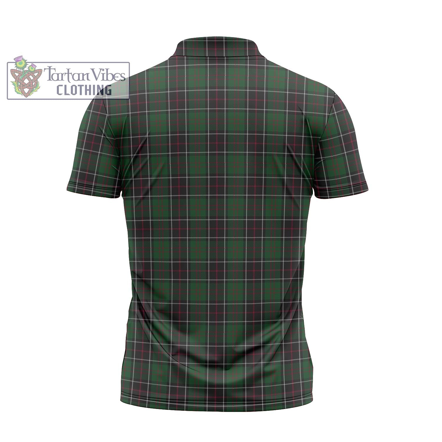 Tartan Vibes Clothing Sinclair Hunting Tartan Zipper Polo Shirt