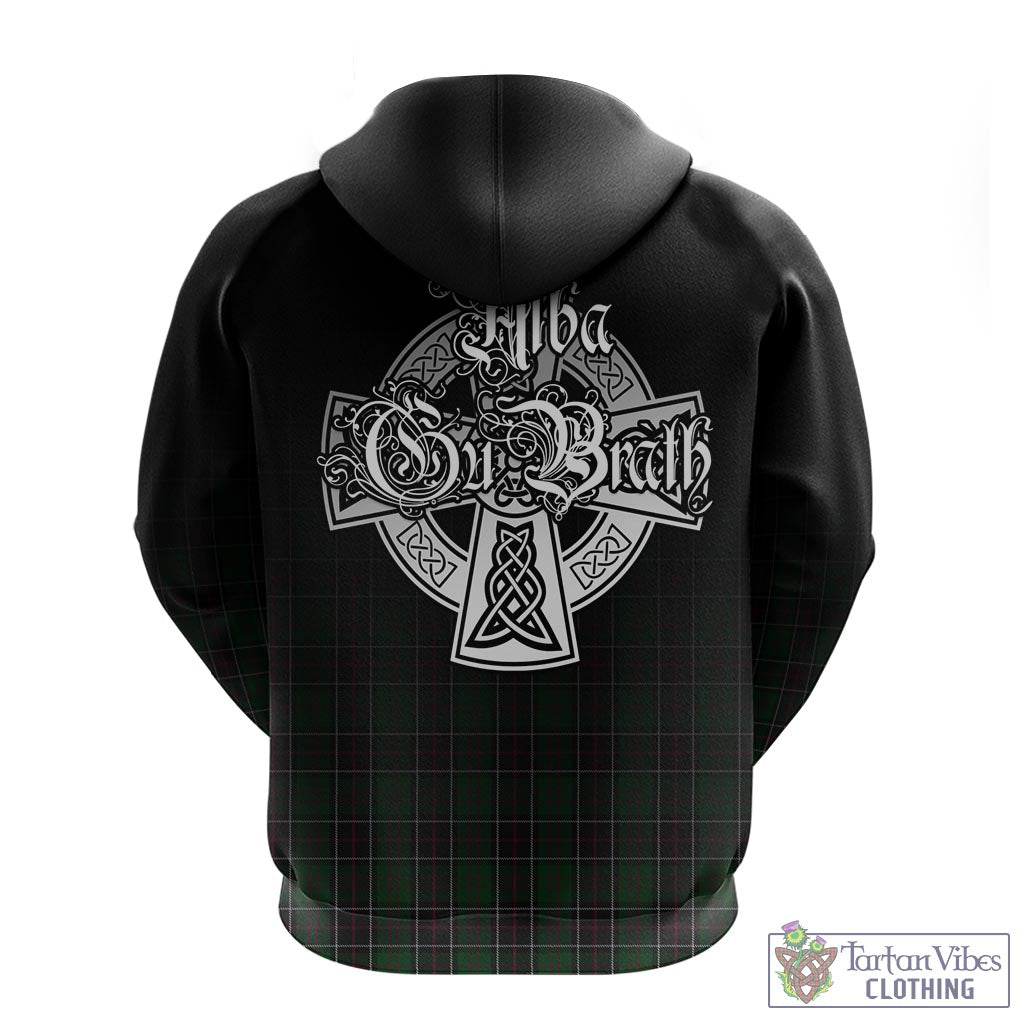 Tartan Vibes Clothing Sinclair Hunting Tartan Hoodie Featuring Alba Gu Brath Family Crest Celtic Inspired