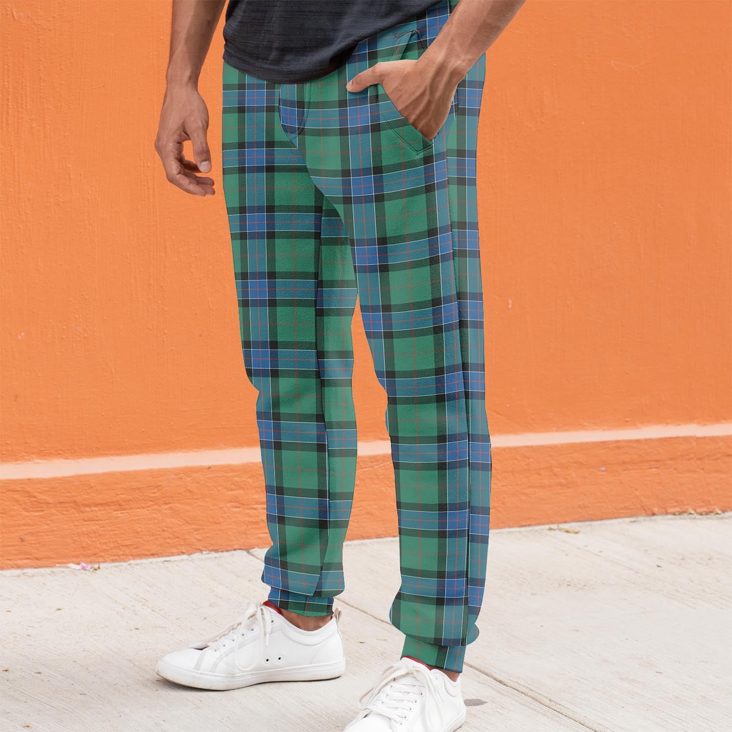 Sinclair Hunting Ancient Tartan Joggers Pants S - Tartan Vibes Clothing