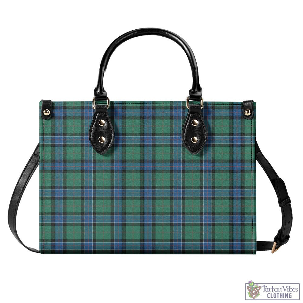 Tartan Vibes Clothing Sinclair Hunting Ancient Tartan Luxury Leather Handbags