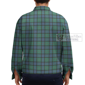 Sinclair Hunting Ancient Tartan Unisex Lapel Cotton Jacket