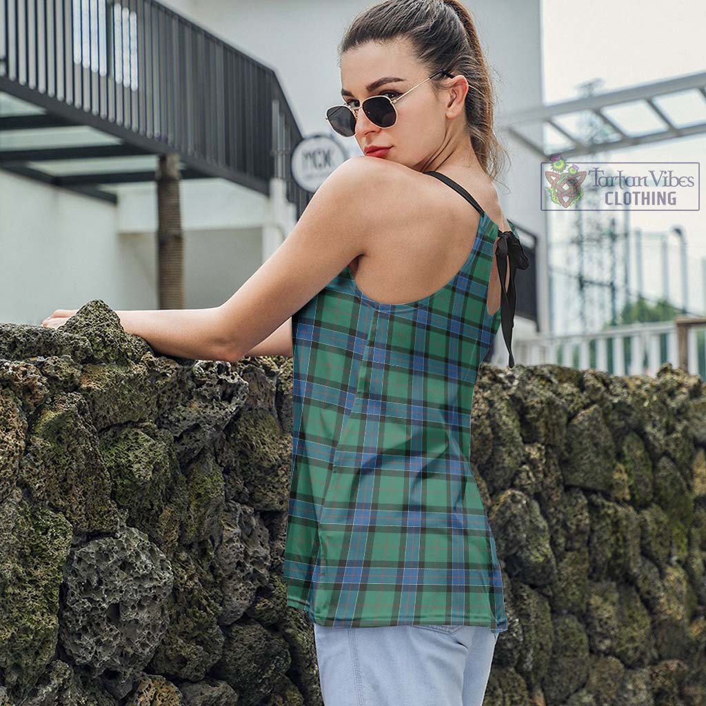 Tartan Vibes Clothing Sinclair Hunting Ancient Tartan Loose Halter Neck Camisole