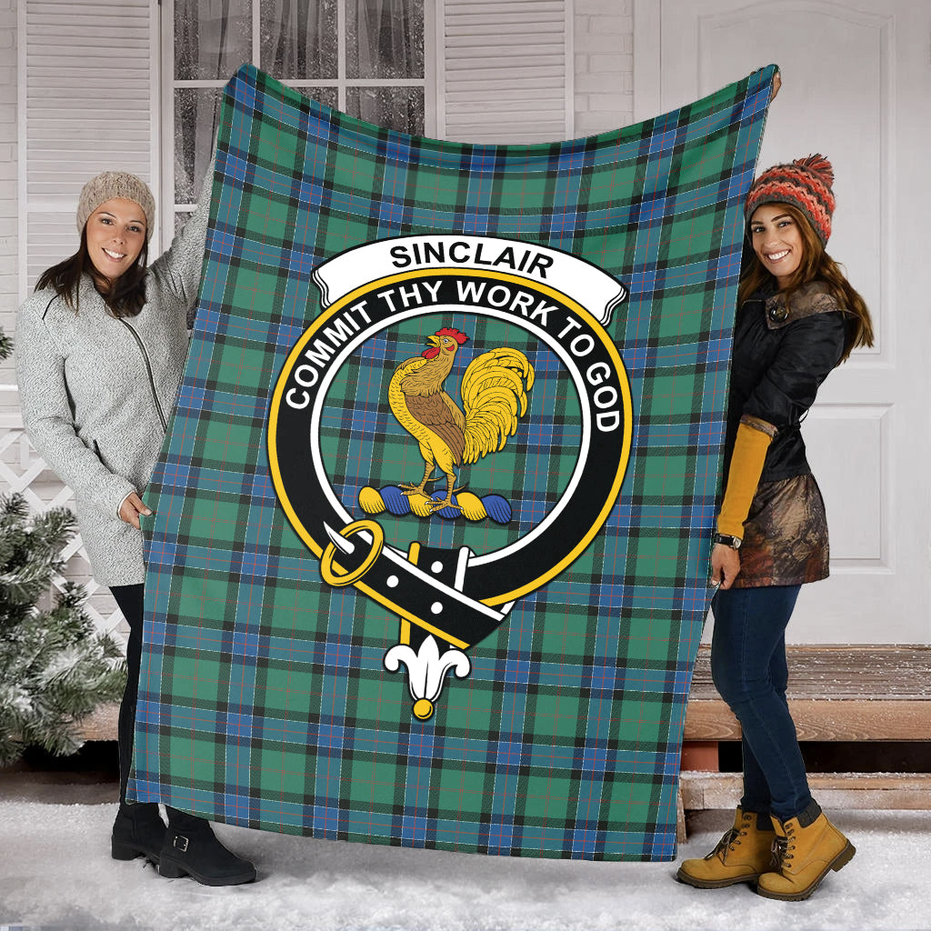 sinclair-hunting-ancient-tartab-blanket-with-family-crest