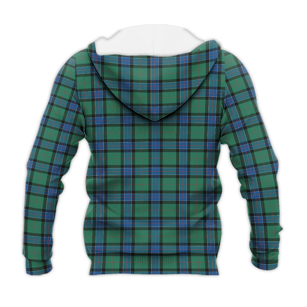 sinclair-hunting-ancient-tartan-knitted-hoodie-with-family-crest