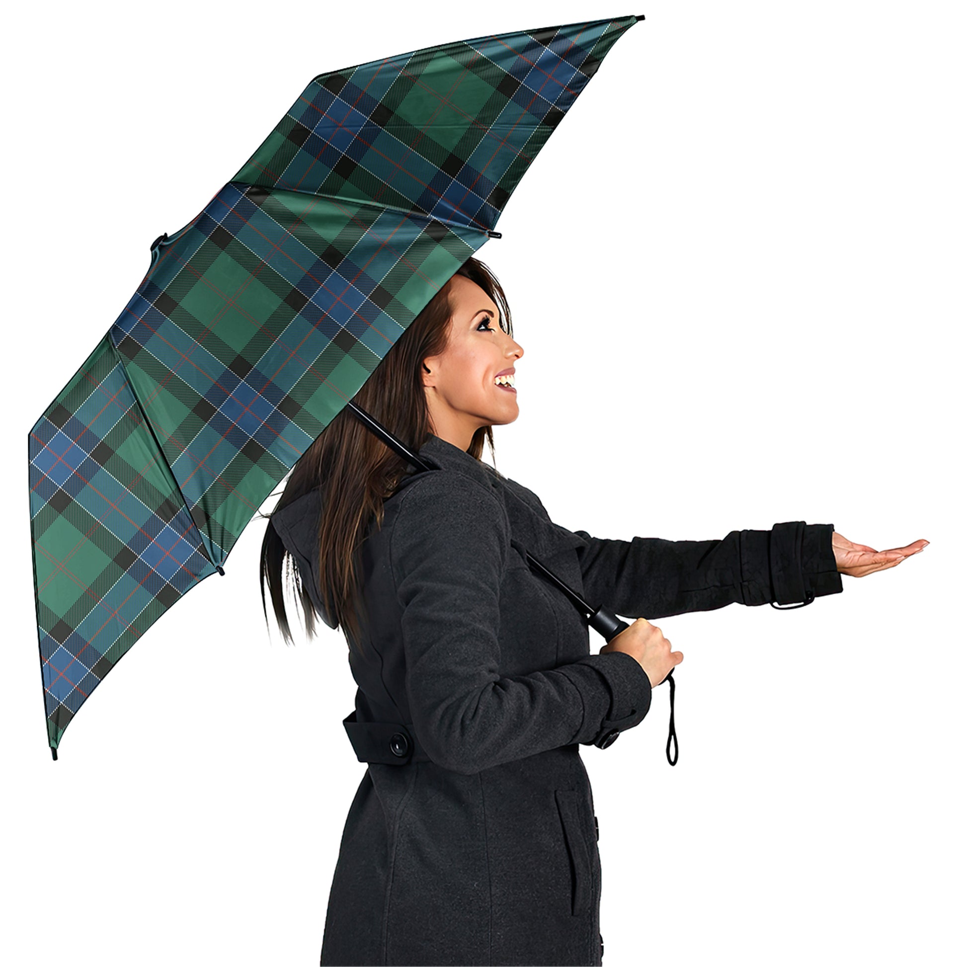 Sinclair Hunting Ancient Tartan Umbrella - Tartanvibesclothing