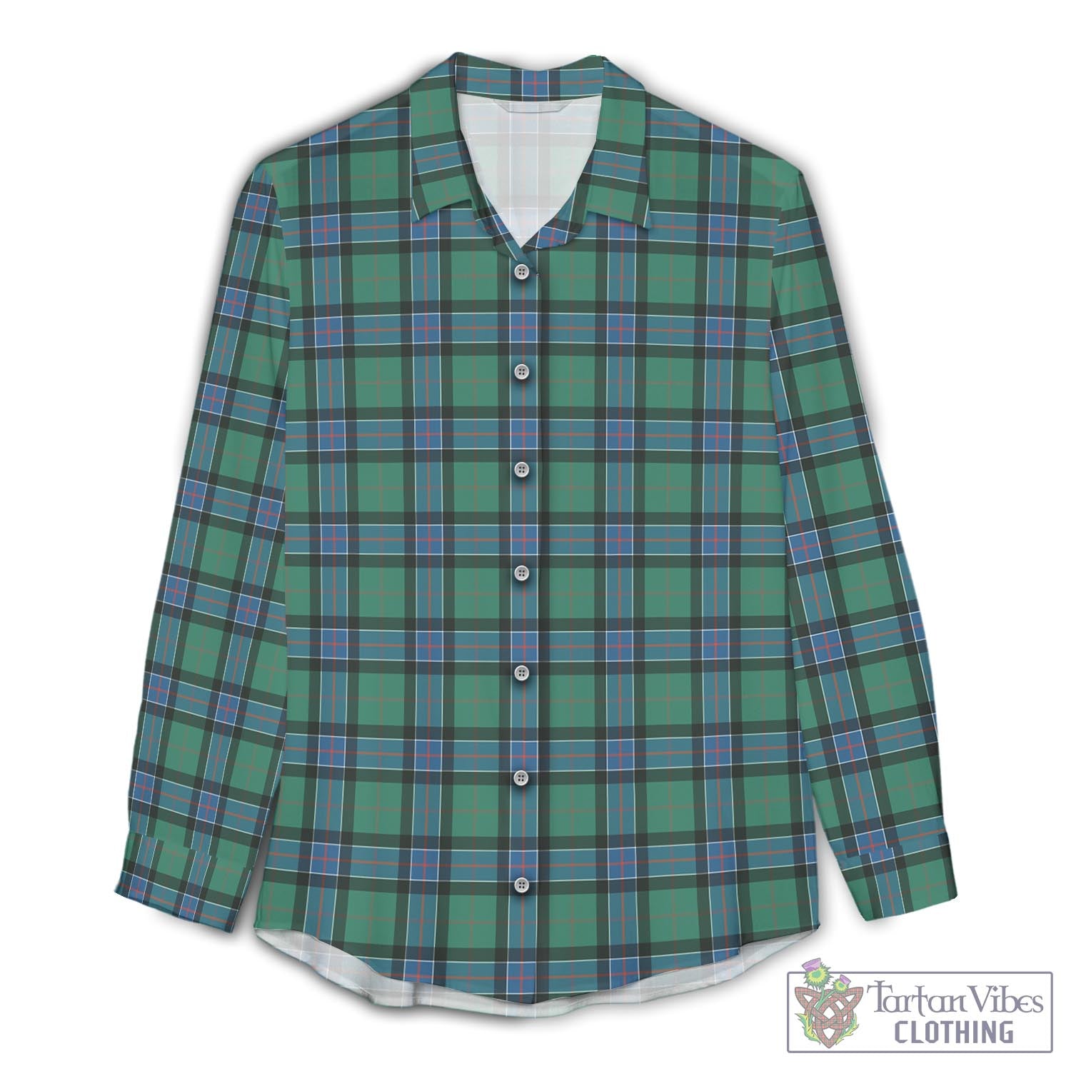 Sinclair Hunting Ancient Tartan Womens Casual Shirt