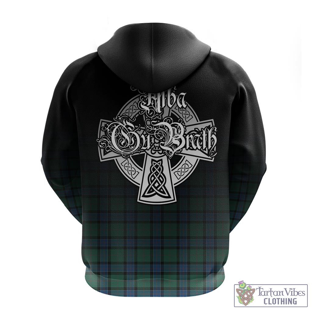 Tartan Vibes Clothing Sinclair Hunting Ancient Tartan Hoodie Featuring Alba Gu Brath Family Crest Celtic Inspired