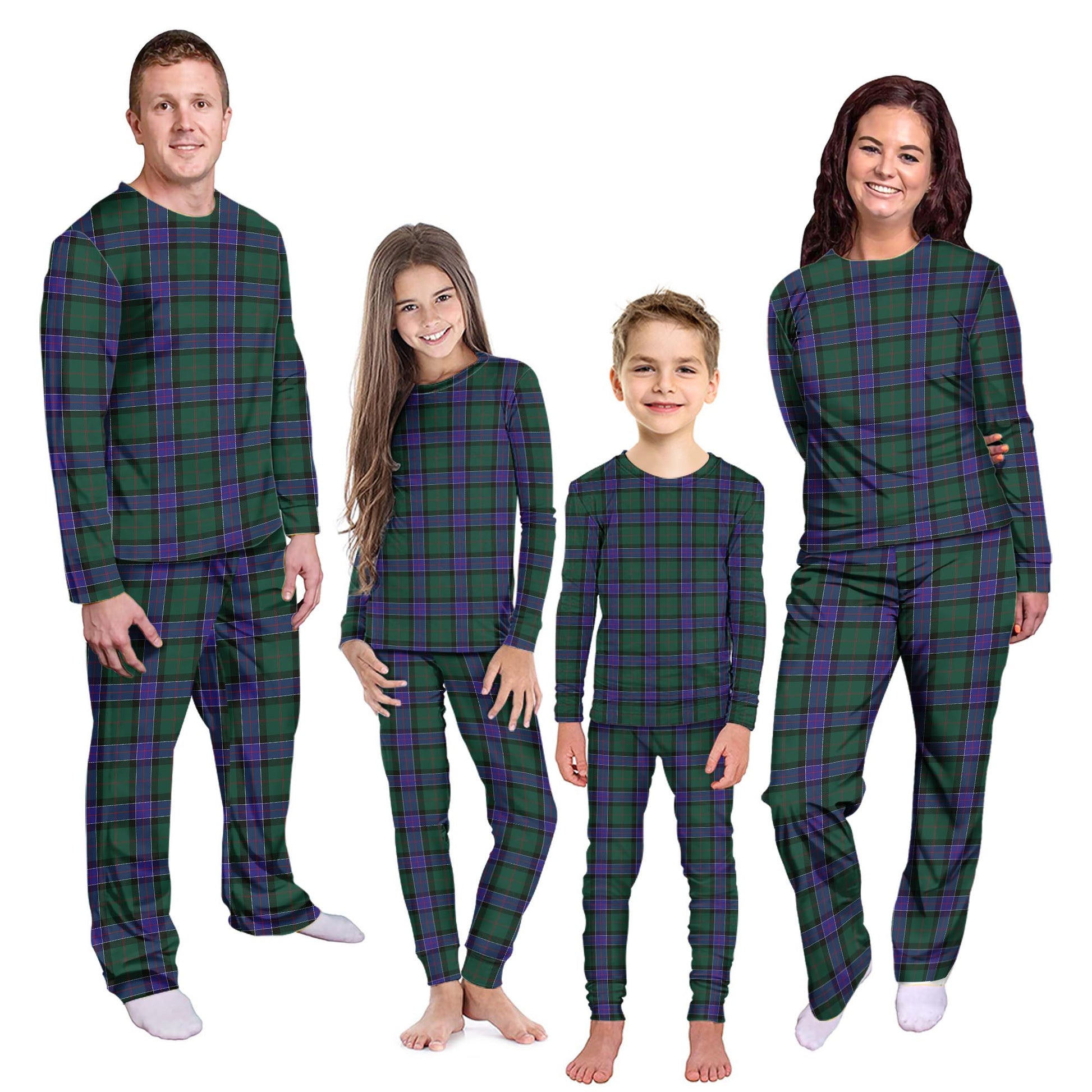 Sinclair Hunting Modern Tartan Pajamas Family Set Kid - Tartan Vibes Clothing