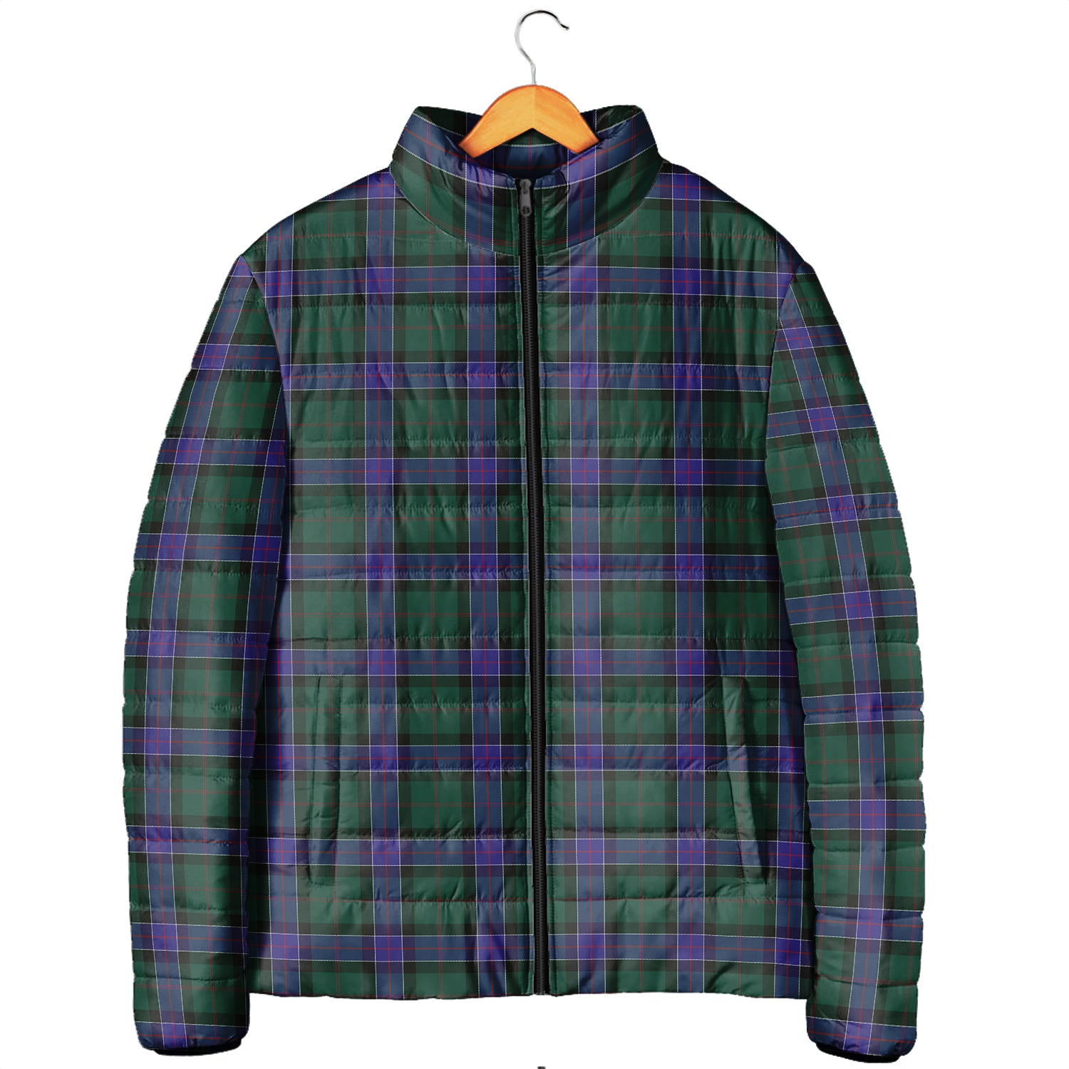 Sinclair Hunting Modern Tartan Padded Jacket Men's Padded Jacket - Tartan Vibes Clothing