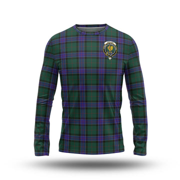 Sinclair Hunting Modern Tartan Long Sleeve T-Shirt with Family Crest