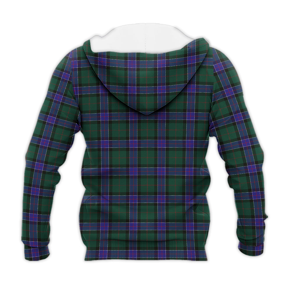 sinclair-hunting-modern-tartan-knitted-hoodie-with-family-crest