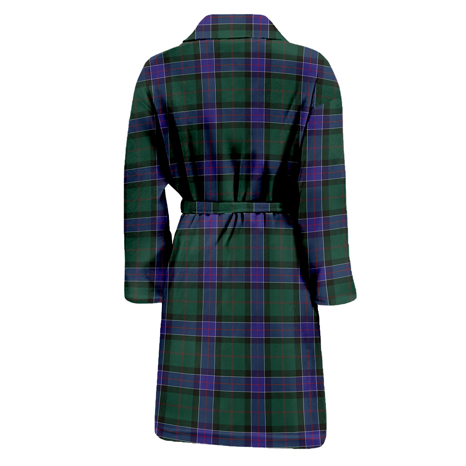 Sinclair Hunting Modern Tartan Bathrobe with Family Crest - Tartan Vibes Clothing