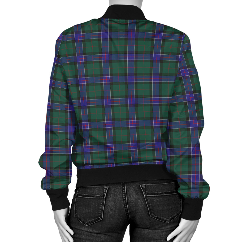 sinclair-hunting-modern-tartan-bomber-jacket-with-family-crest