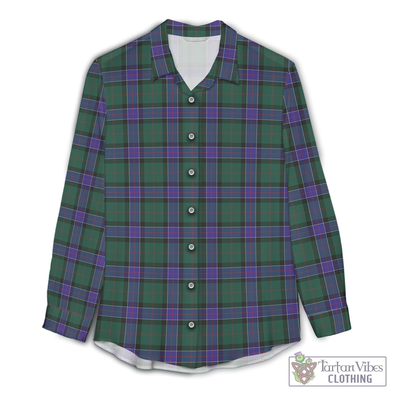 Sinclair Hunting Modern Tartan Womens Casual Shirt