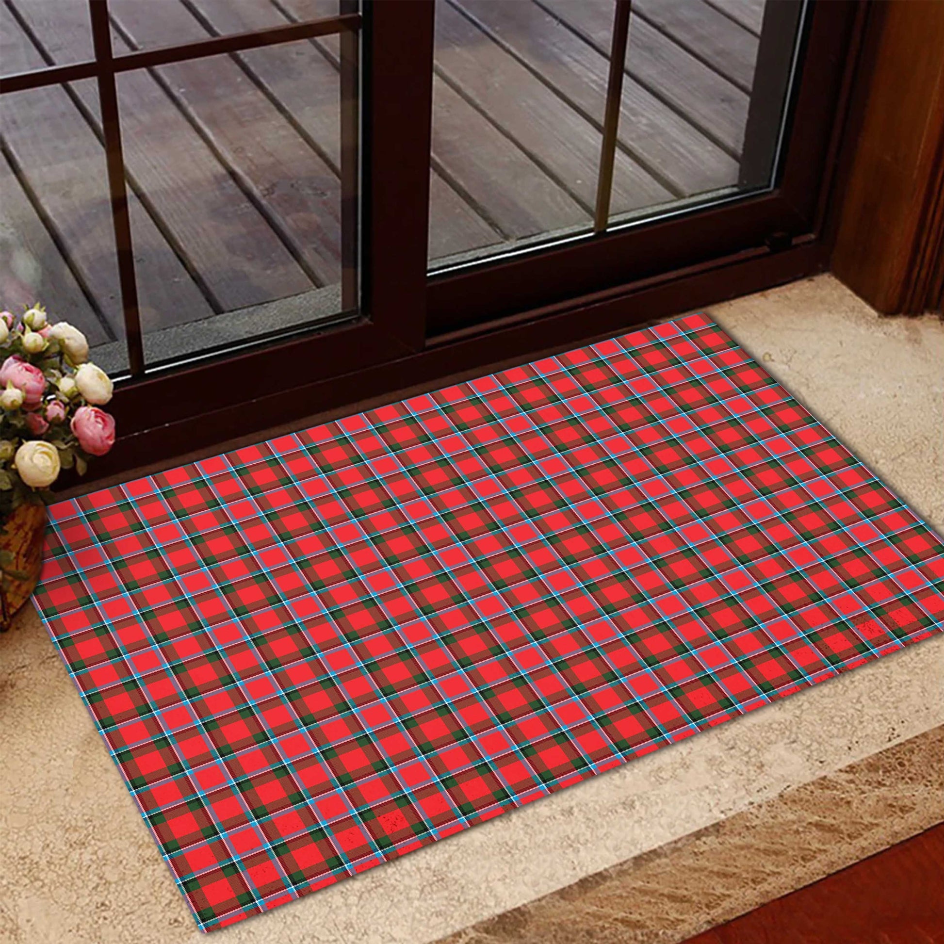 Sinclair Modern Tartan Door Mat - Tartanvibesclothing Shop