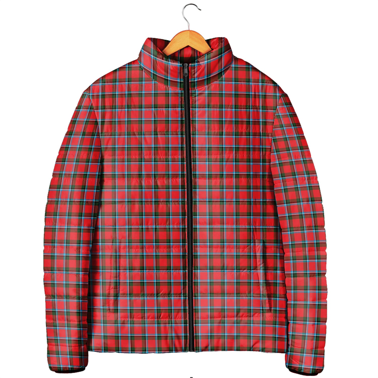 Sinclair Modern Tartan Padded Jacket Men's Padded Jacket - Tartan Vibes Clothing