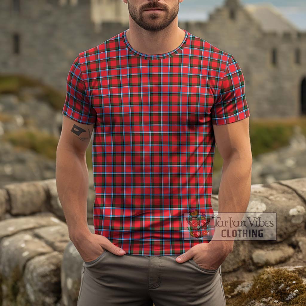 Sinclair Modern Tartan Cotton T-Shirt Men's Shirt - Tartanvibesclothing Shop