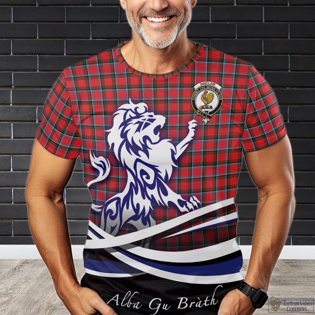 sinclair-modern-tartan-t-shirt-with-alba-gu-brath-regal-lion-emblem