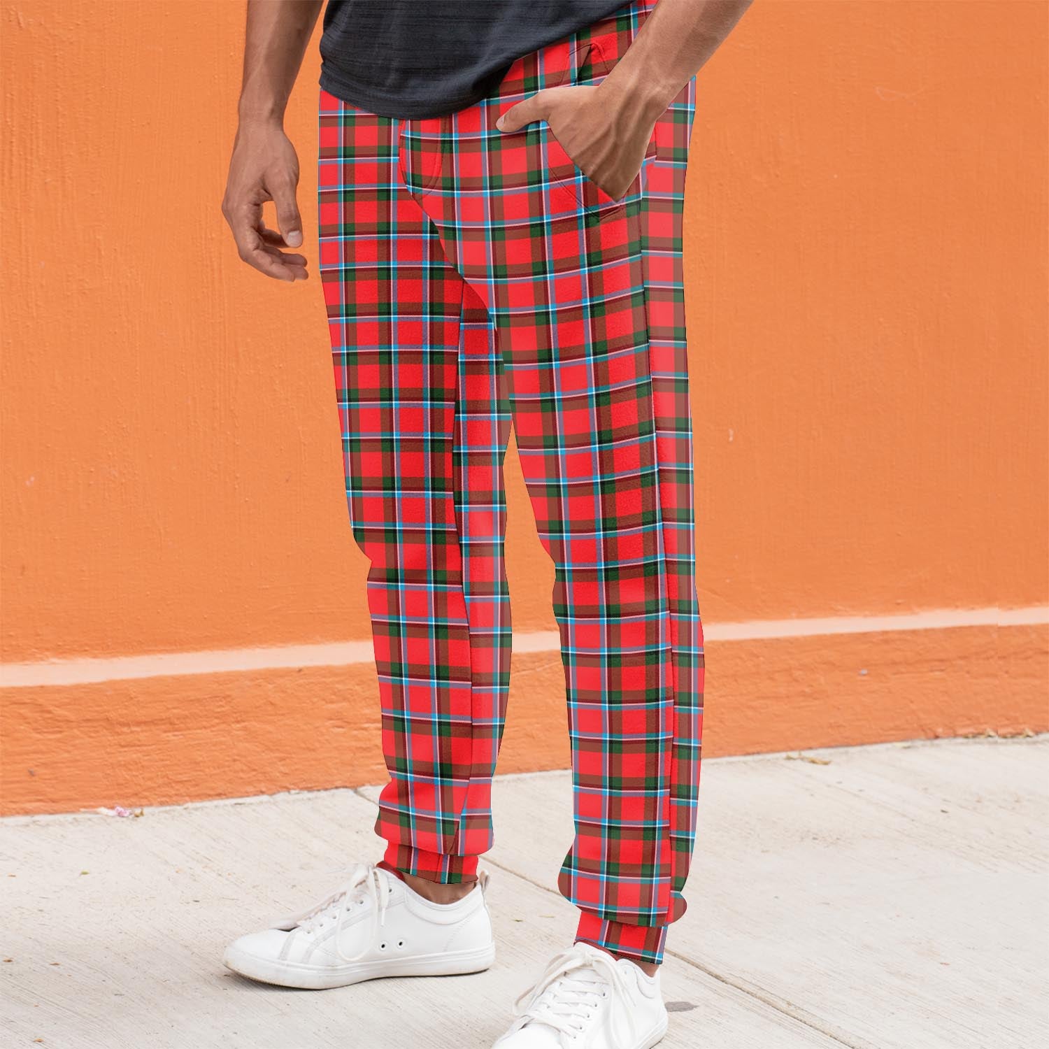 Sinclair Modern Tartan Joggers Pants S - Tartan Vibes Clothing