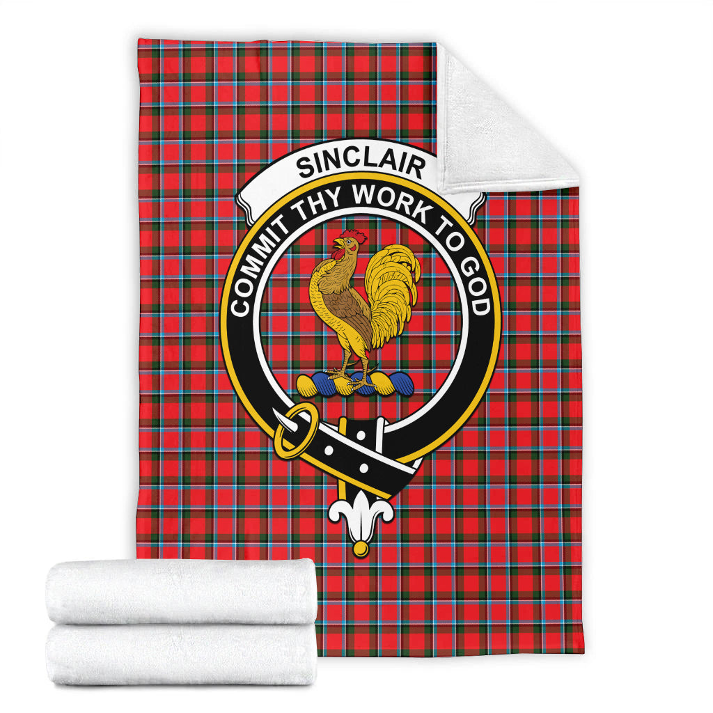 sinclair-modern-tartab-blanket-with-family-crest