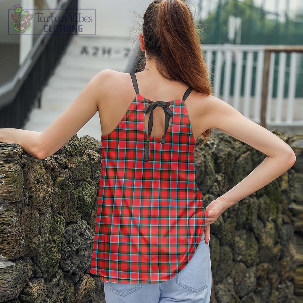 Tartan Vibes Clothing Sinclair Modern Tartan Loose Halter Neck Camisole