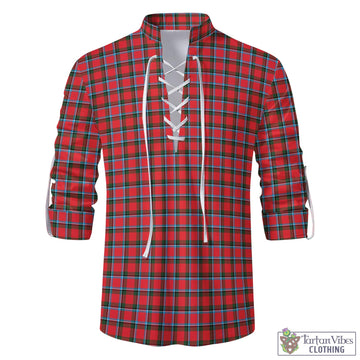 Sinclair Modern Tartan Men's Scottish Traditional Jacobite Ghillie Kilt Shirt