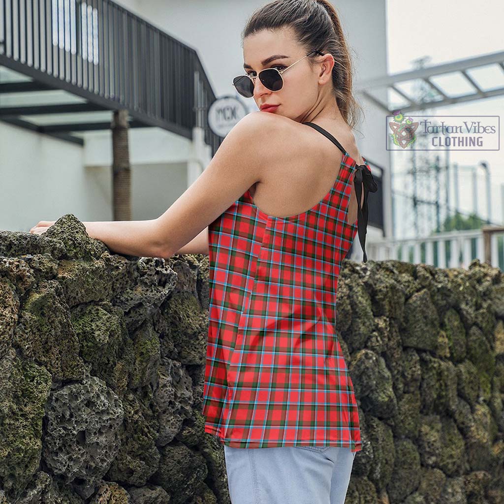 Tartan Vibes Clothing Sinclair Modern Tartan Loose Halter Neck Camisole