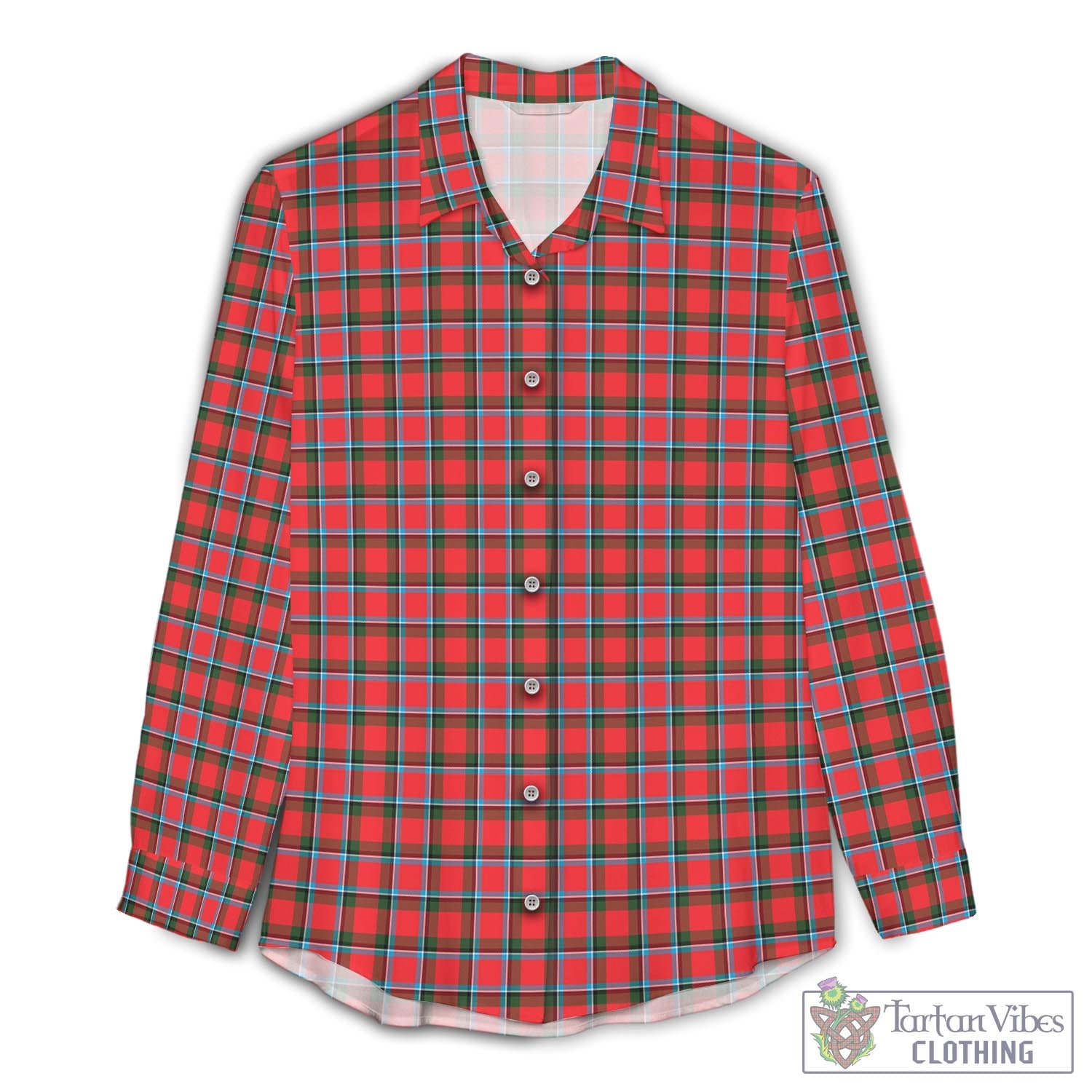 Sinclair Modern Tartan Womens Casual Shirt