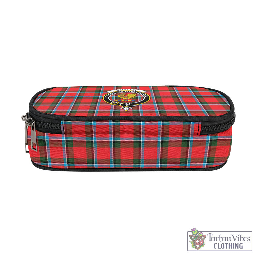 Tartan Vibes Clothing Sinclair Modern Tartan Pen and Pencil Case with Family Crest