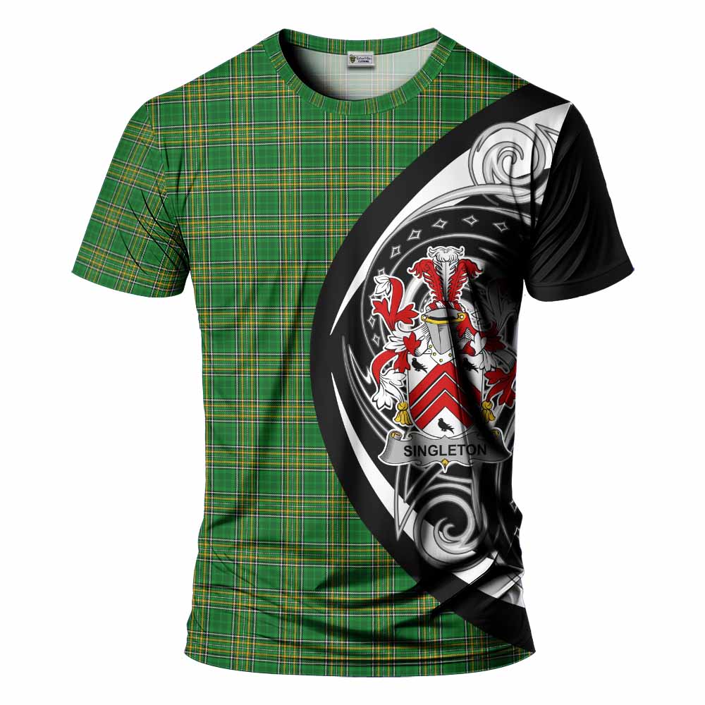 Singleton Irish Clan T-Shirt Celtic Circle Style Kid's Shirt - Tartan Vibes Clothing