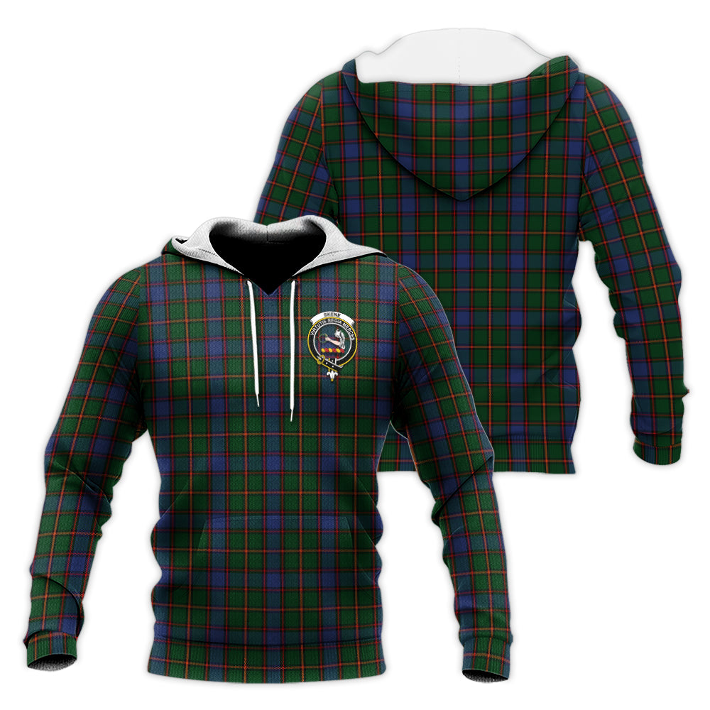 skene-tartan-knitted-hoodie-with-family-crest