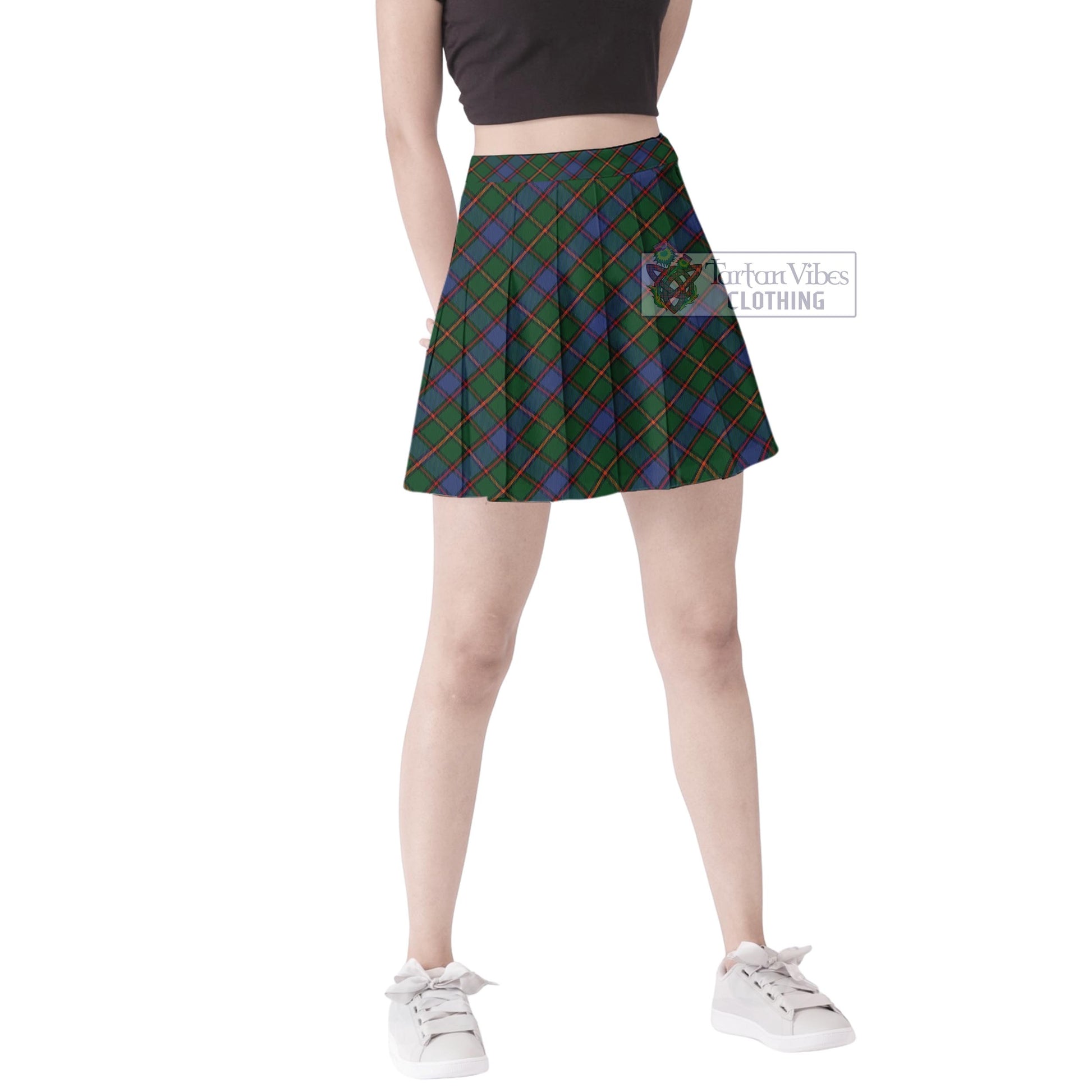 Tartan Vibes Clothing Skene Tartan Women's Plated Mini Skirt