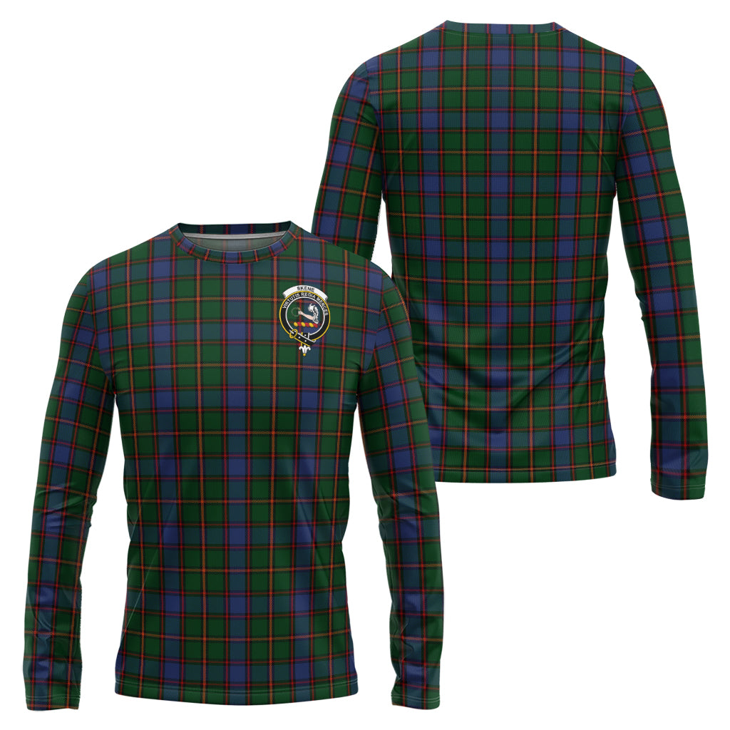 skene-tartan-long-sleeve-t-shirt-with-family-crest