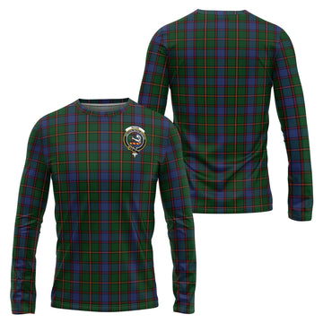 Skene Tartan Long Sleeve T-Shirt with Family Crest