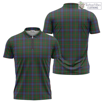 Skene Tartan Zipper Polo Shirt