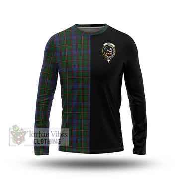 Skene Tartan Long Sleeve T-Shirt with Family Crest and Half Of Me Style